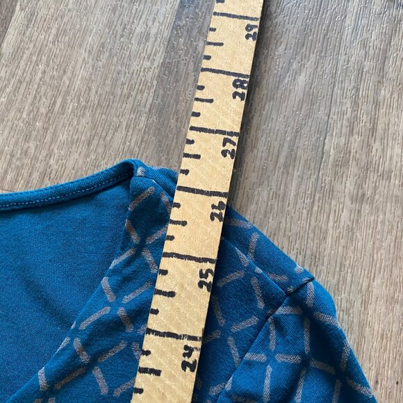 Banana Republic Factory Blue Long Sleeve Blouse Size Medium - Picture 7 of 9
